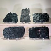 Medium Specular Hematite slab with stand